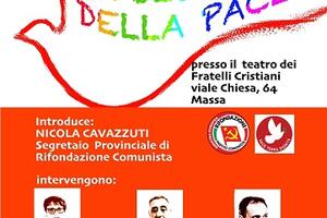 Una rivoluzione per la Pace: incontro elettorale della lista Pace Terra Dignità con Rifondazione Comunista Massa al teatro dei Fratelli Cristiani