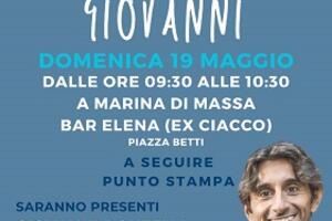 Incontro con l&#039;onorevole Giovanni Donzelli domeica 19 maggio a Marina di Massa