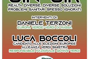 Incontro su SIN-SIR a Marina di Massa con Luca Boccoli candidato alle Europee per Alleanza Verdi Sinistra l&#039;11 maggio