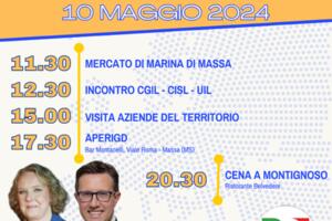 Pd  Europee 2024: Covassi e Nardella a Massa-Carrara