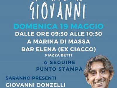 Incontro con l&#039;onorevole Giovanni Donzelli domeica 19 maggio a Marina di Massa