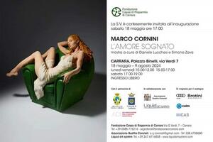 Carrara: sabato 18 maggio inaugura la mostra di Cornini a Palazzo Binelli