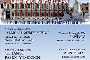 Musica a Palazzo Ducale di Massa: ecco gli appuntamenti dei venerdì musicali
