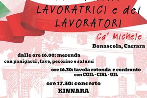 Pd Massa Carrara: primo maggio a Ca&#039; Michele a Bonascola