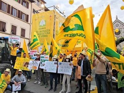 Ue: Coldiretti Massa Carrara, Agricoltori Apuani a Bruxelles contro burocrazia  e import sleale