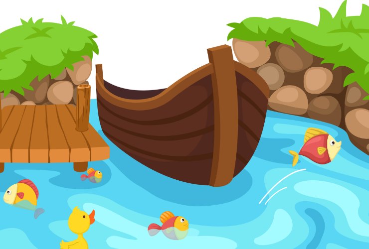 Barca sul fiume