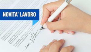 Novità lavoro