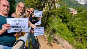 Frana ad Altagnana - Lagazzettadimassaecarrara.it
