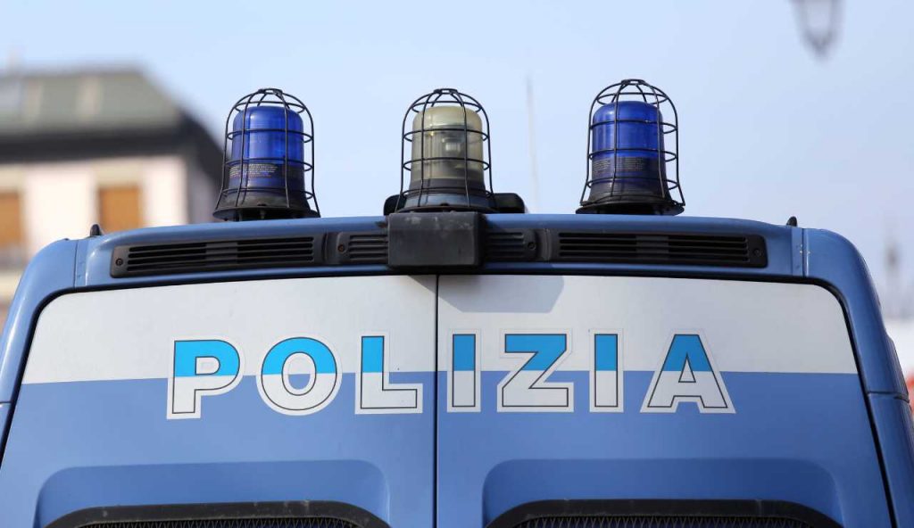 Polizia posto di blocco